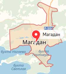 Карта: Магадан