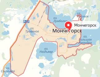 Карта: Мончегорск