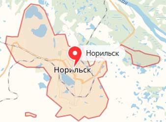 Карта: Норильск