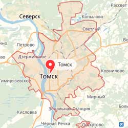 Карта: Томск