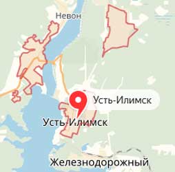 Карта: Усть-Илимск