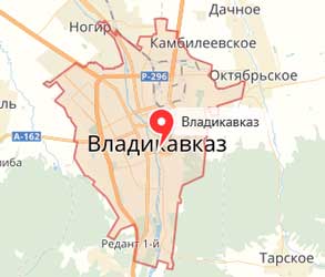 Карта: Владикавказ