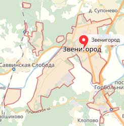 Карта: Звенигород