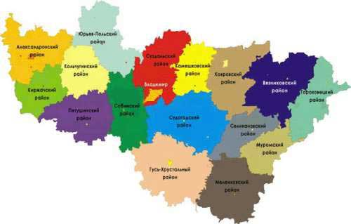 Карта: Владимирская область